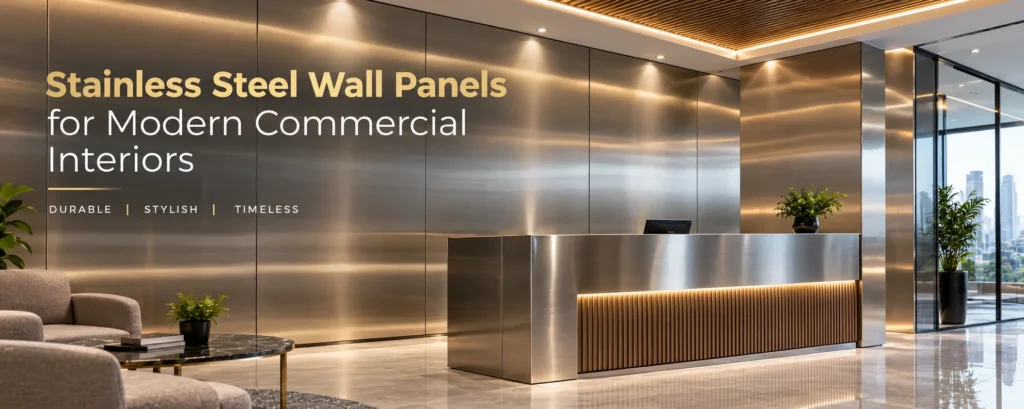 Stainless Steel Wall Panels for Modern Commercial Interiors