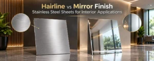 Hairline vs Mirror Finish Stainless Steel Sheets for Interior Applications